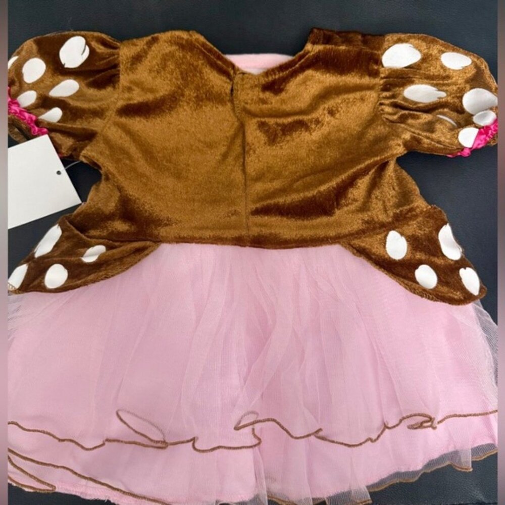 BABY DEER BABY GIRL Tutu Halloween Costume SIZE 6-12 MONTHS NEW - Picture 6 of 6